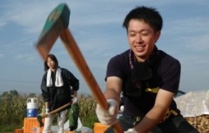 薪割り
